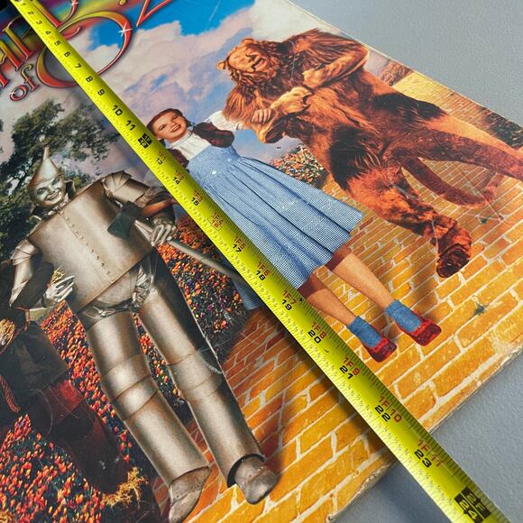 The Wizard Of Oz RARE Large Story Book by Warner Bros "Relive The Dream" 23x15" - Picture 6 of 6